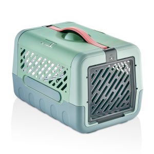 Lightweight Foldable Secure Pet Carrier Teal