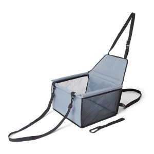 In-car Dog Booster Seat Grey