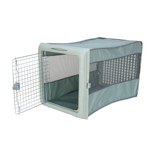 Open Foldable Secure Dog Crate