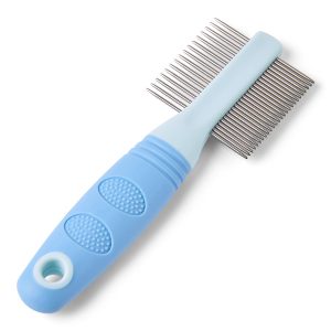 Double Sided Small Animal Comb Blue